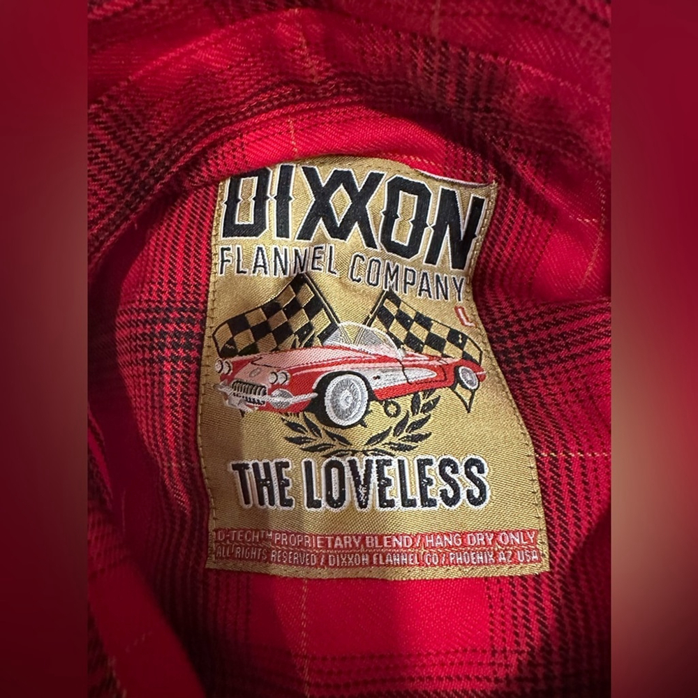 NWT DIXXON Women's Red Plaid FLANNEL BUTTON UP SHIRT ( cropped ) - Picture 6 of 10